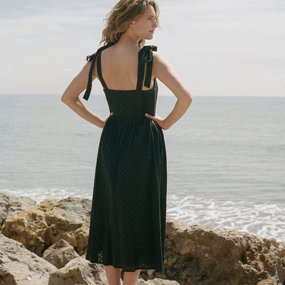 NEW NWT Christy Dawn The Miriam Dress Midnight Eyelet - Picture 3 of 8